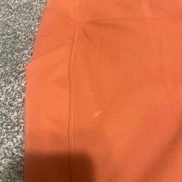 32 Degrees Orange High-Waisted Leggings - Picture 6 of 9
